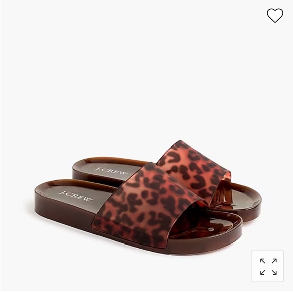 J. Crew Shoes - NEW J. Crew Tortoise Slide Sandal Women’s Size 38/7 Water Resistant Pool Slides